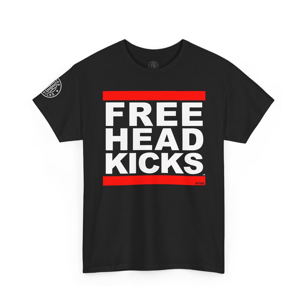 Free Headkicks black tee, front print