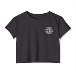 FHK Womens's Crop Top Black front 