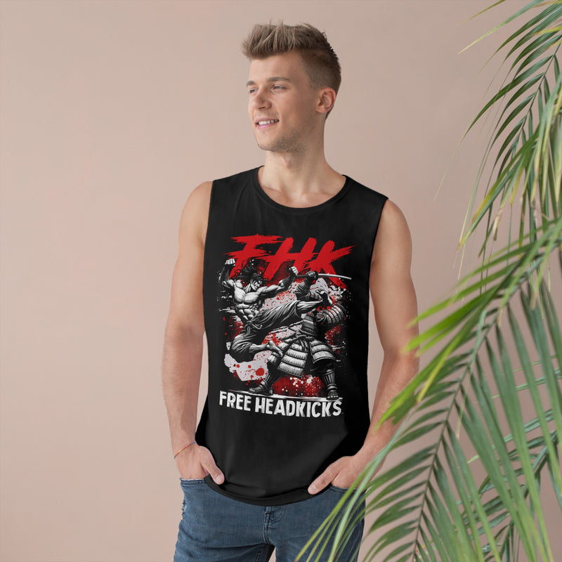 FHK Samurai Unisex Sleeveless Tank Tee