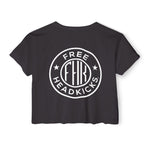 FHK Womens's Crop Top Black back 