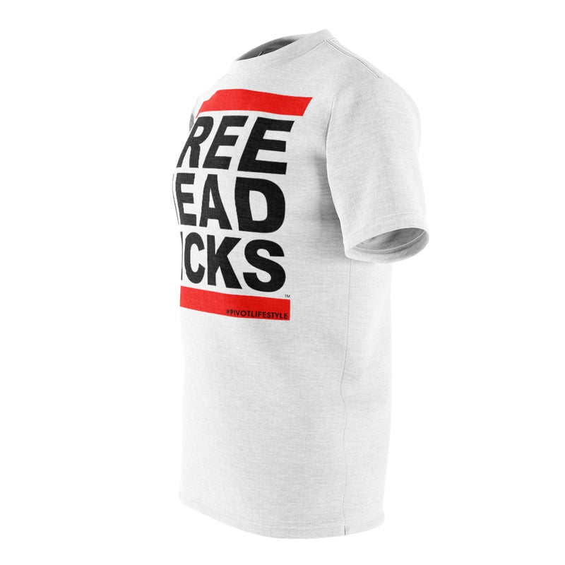 left side white fhks t-shirt