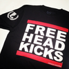 front and right sleeve fhks black t-shirt